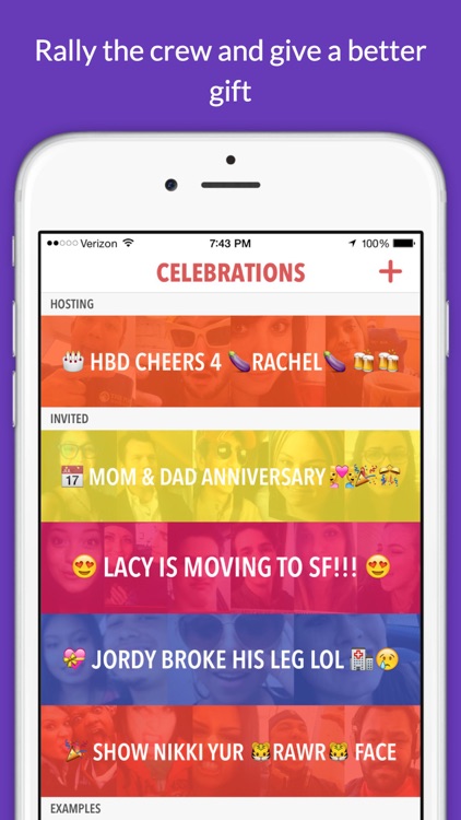 Celebrate - Video montage with friends for birthdays, graduations, engagements, weddings, holidays, congrats and other special gifts