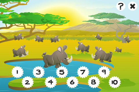 A Safari Counting Game for Children to Learn to Count screenshot 4