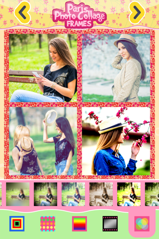 Paris Photo Collage Maker: Beautiful Pic Frames & Grids for Collages screenshot 2