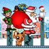 Christmas Elf, Santa Claus, Reindeer and Snowman Gift Adventure