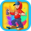 Girls and Bombs - Fast Skateboarder Obstacle Course (Premium)