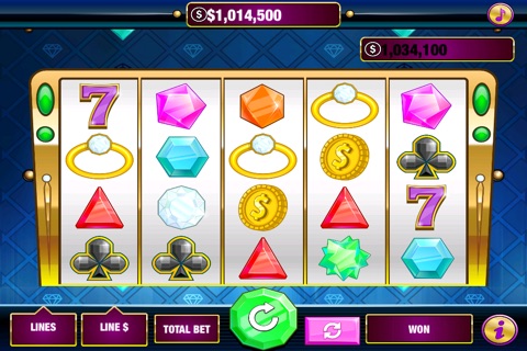 Jewel Big Bonus Slot Machine - Vegas Slots Free screenshot 2