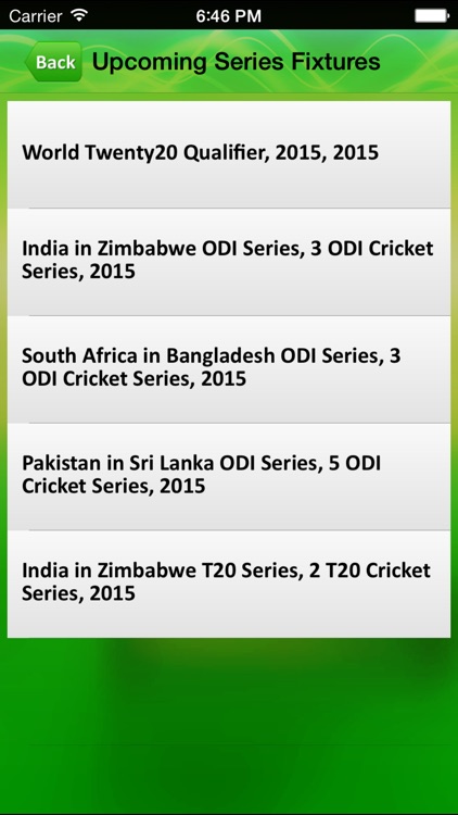 Cricket live score App