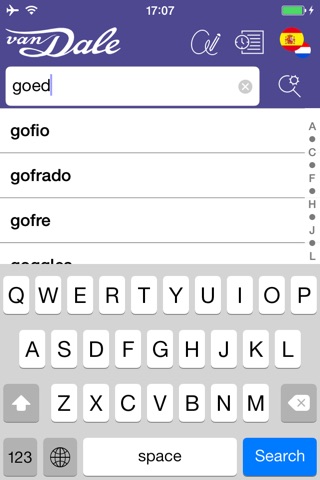 Spanish Dictionary Plus - Van Dale Concise dictionary: translate between Dutch and Spanish, check spelling, listen to pronunciation and use words correctly screenshot 2