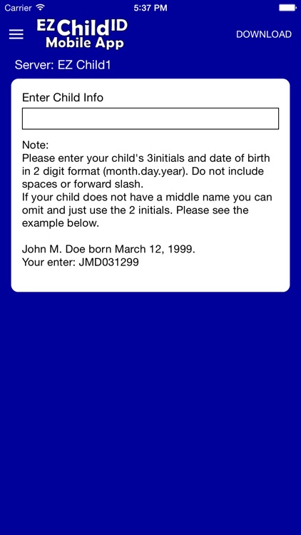 EZ Child ID screenshot-4