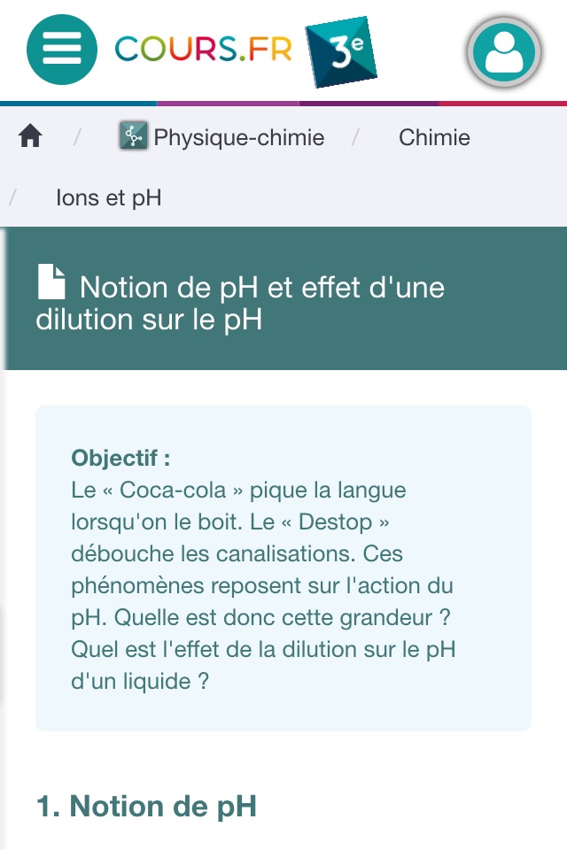 Cours.fr 3e screenshot 3