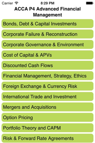 ACCA P4 Advanced Financial Management screenshot 2
