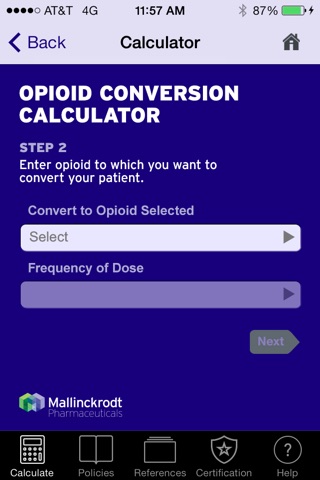 Opioid Dose Conversion Calculator screenshot 4