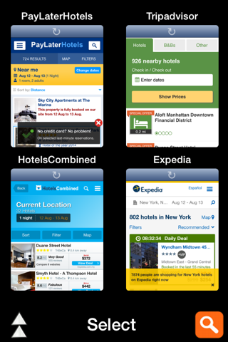 All Hotel Apps - Search all in one go. screenshot 2
