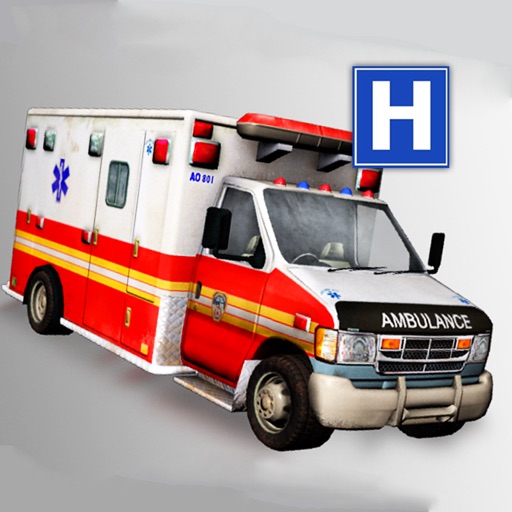 Ambulance Parking - Emergency Hospital Driving Free Icon