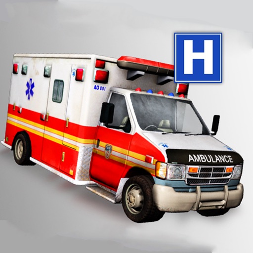 Ambulance Parking - Emergency Hospital Driving Free