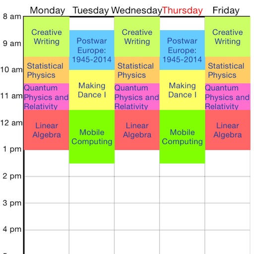 My Classes (Visualize!)