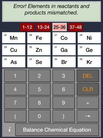 balancing chemical equation calculator