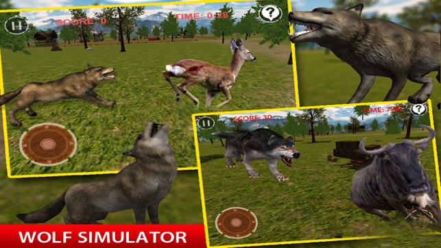 Wild Wolf Attack Simulator 3D(圖1)-速報App