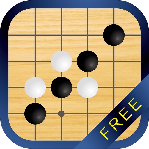 Gomoku Renju - Five Dots in a Row /Line Icon