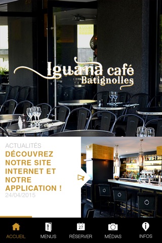 Iguana Café - Restaurant Paris screenshot 2