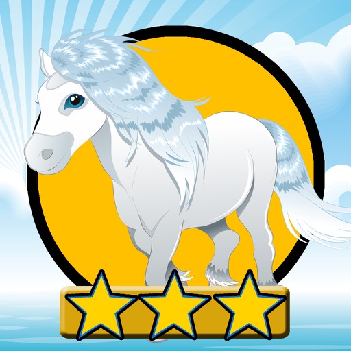ponies and slot machines for children - free game icon