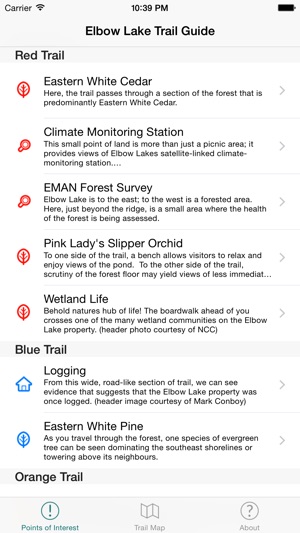 Elbow Lake Trail Guide