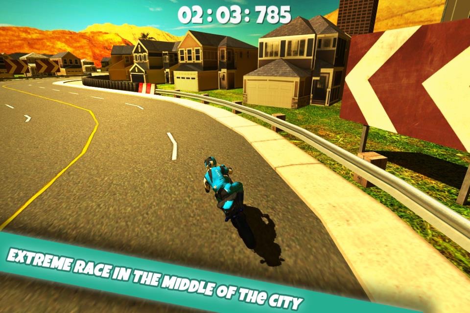 Motorbike Dubai City Driving Simultor 3D 2015 : Expensive motorbikes street racing by rich driver screenshot 3