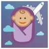 Flying With Kids - How to calm and hush your baby with soothing sounds while traveling in the air