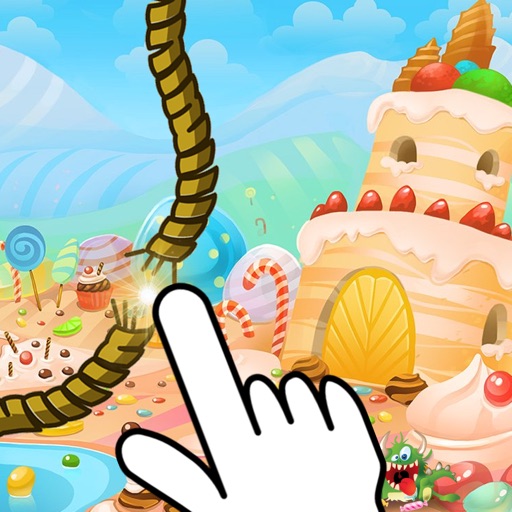 Rope Castle : The Monster Cut Candy icon