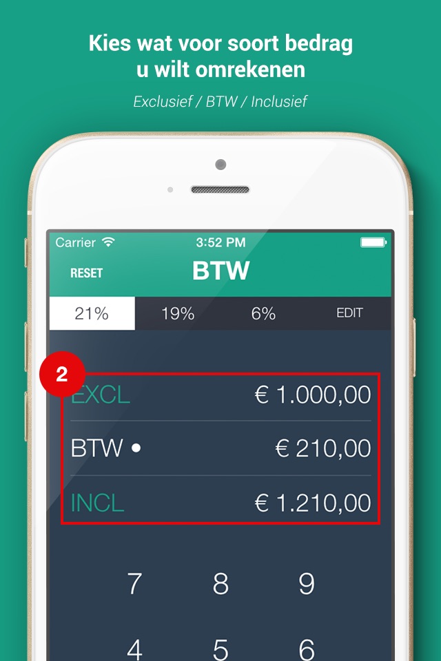 BTW berekenen app - BTW rekenmachine screenshot 3