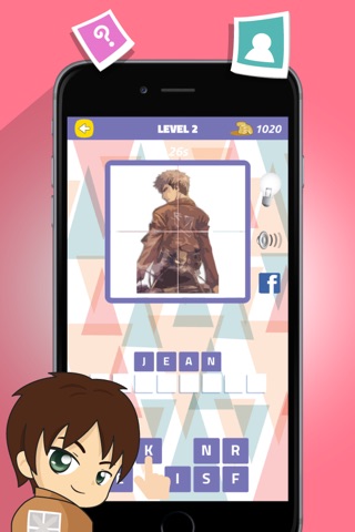 Quiz Fan of Quiz Word Attack on Titan Free Version - All about Best Manga Trivia screenshot 3