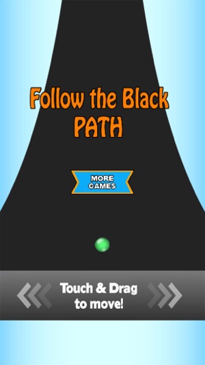 Follow the black path