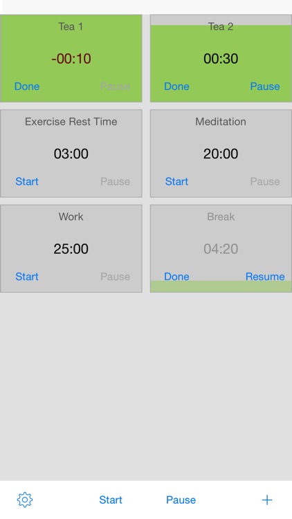 Timers - Run Multiple Simultaneous Timers