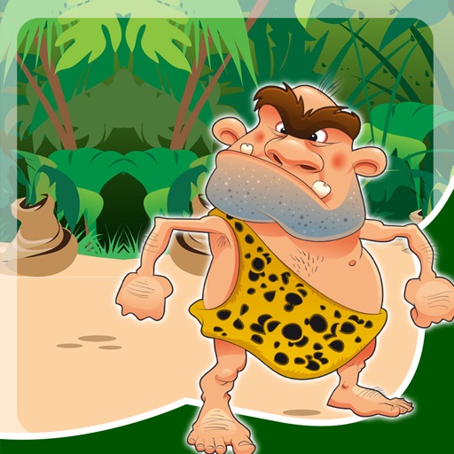 Silly Caveman Games for Toddlers - Stone Puzzles and Sounds Icon