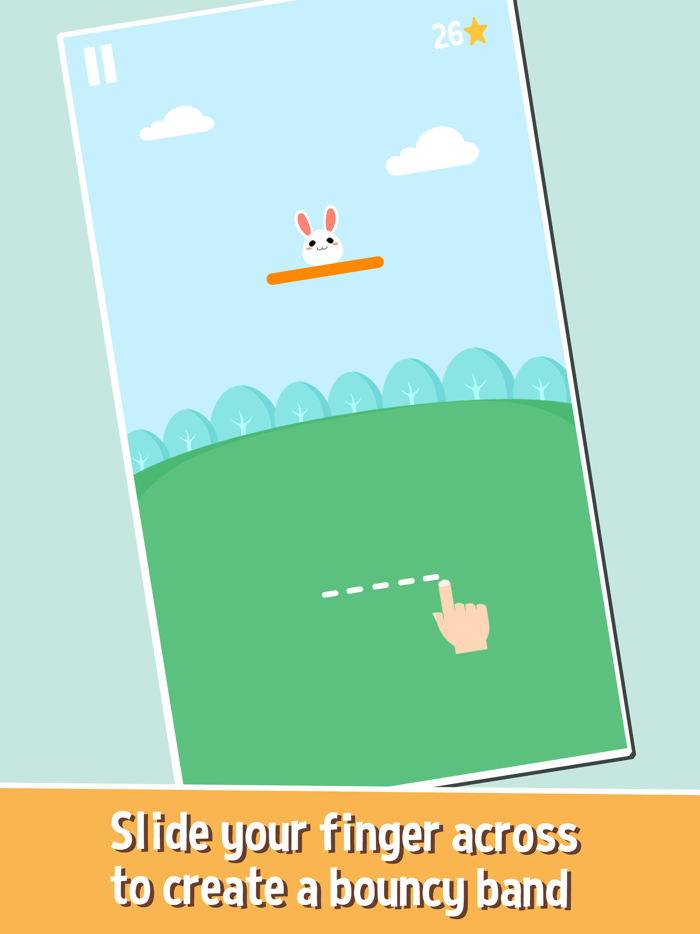 Bouncy Bunny - endless jumping frenzy arcade game