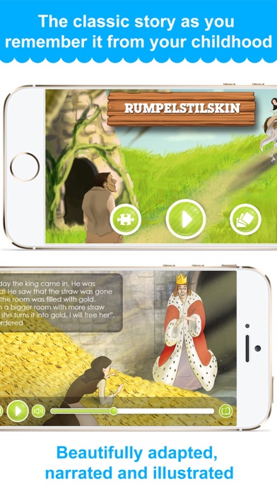 How to cancel & delete Rumpelstiltskin - Narrated Children Story from iphone & ipad 1