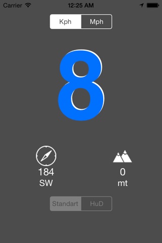 GPS SpeedOmeter + with HuD screenshot 2