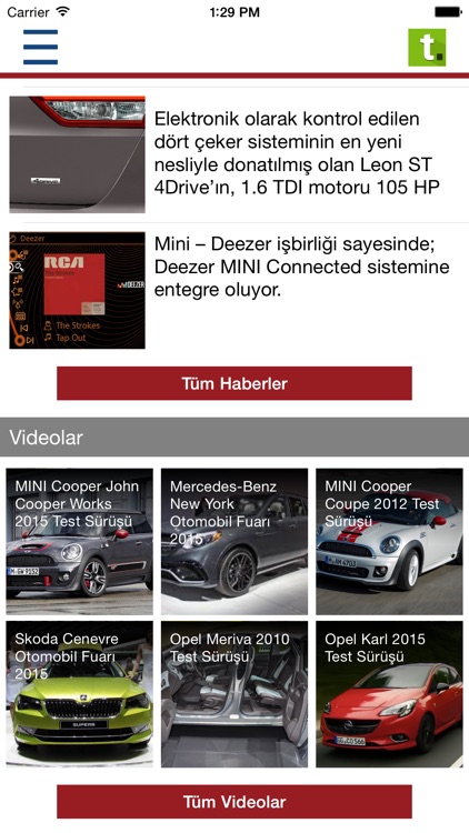 Tasit.com Mini Haber, Video, Galeri, İlanlar