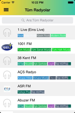 Radyo - A'dan Z'ye Bütün Radyolar - Radyo Dinle - Müzik Dinle - Dilediğin Yerde screenshot 3