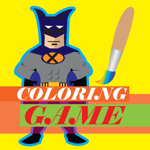Coloring Game for Batman iOS App