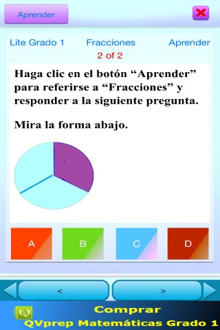 QVprep Lite Matemáticas Grado 1 screenshot 4