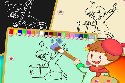 ABC Colouring Book 15 - Painting for the scences in birthday screenshot 4