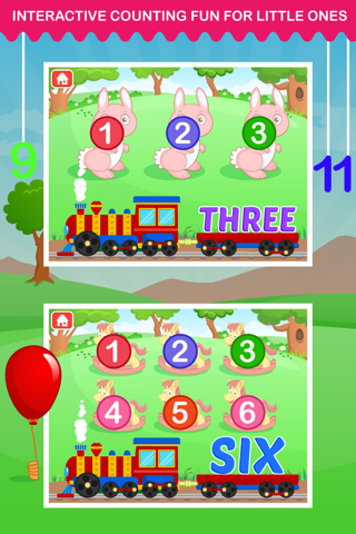 Babli The Numbers Train Free - Tap, Explore and Learn counting from 1 to 20 screenshot 2
