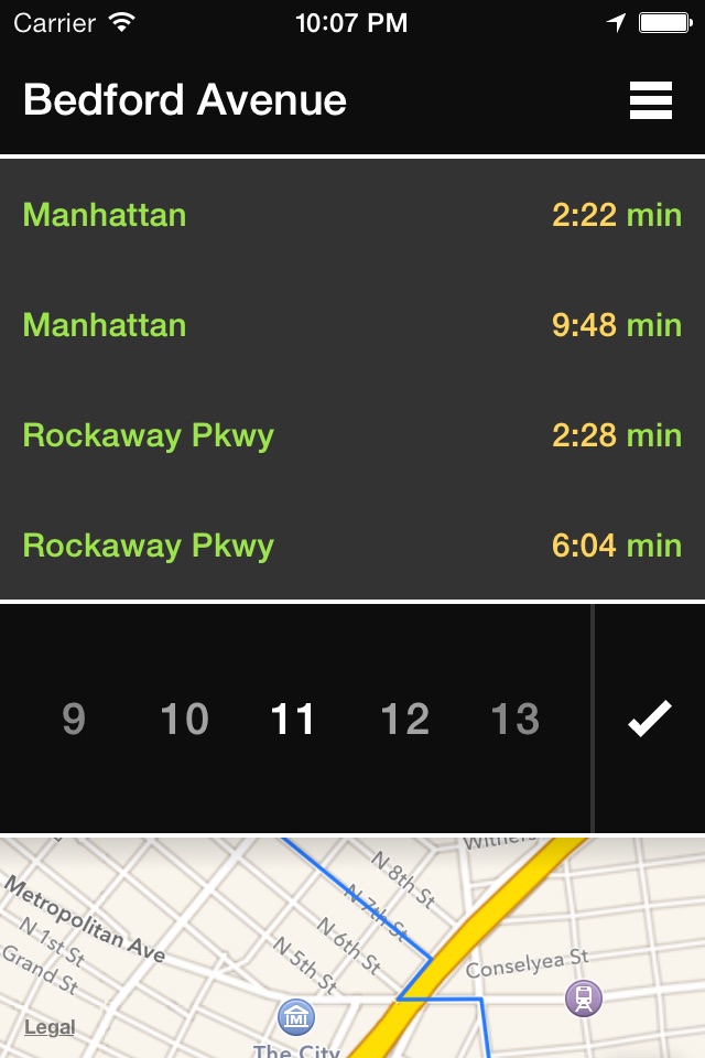 L Train NYC - Arrival Times & Departure Alarms screenshot 2