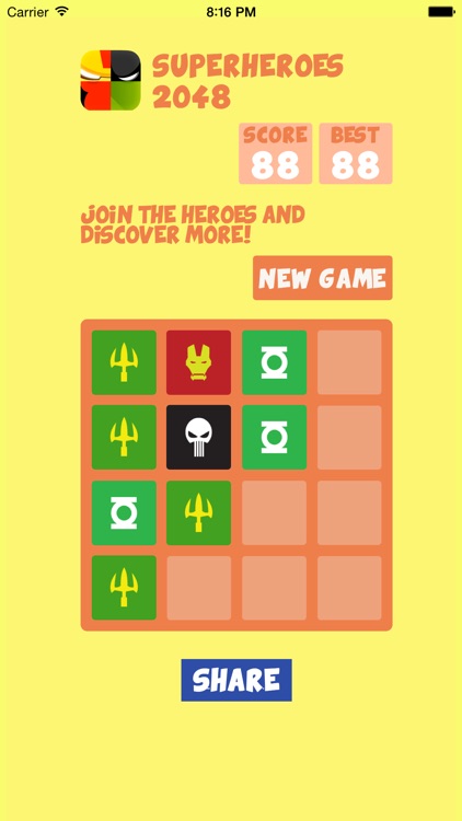 Super Heroes - 2048