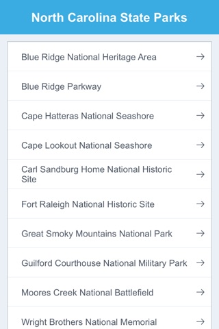 North Carolina State Parks USA screenshot 2