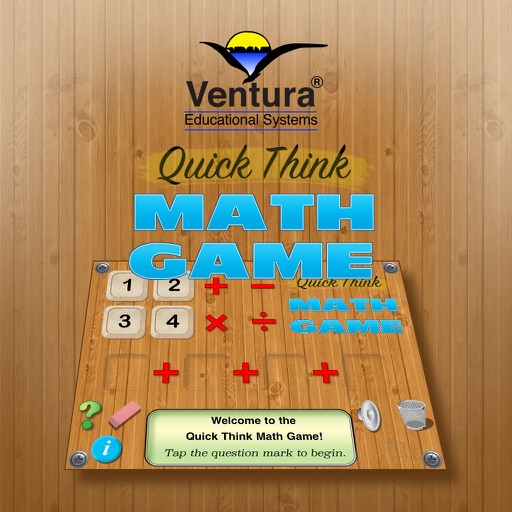 Quick Think Math Game iOS App