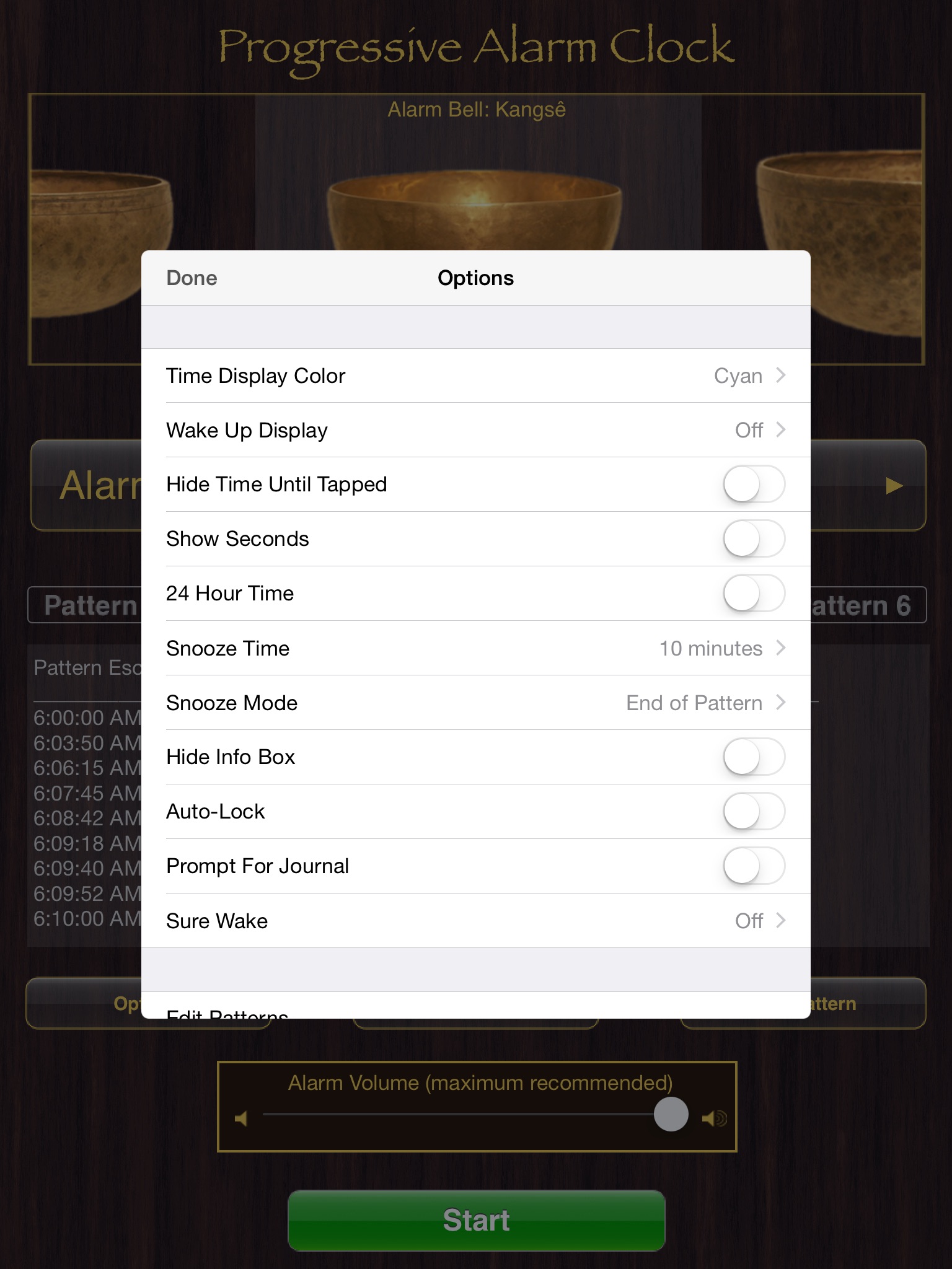 Progressive Alarm Clock for iPad screenshot 3