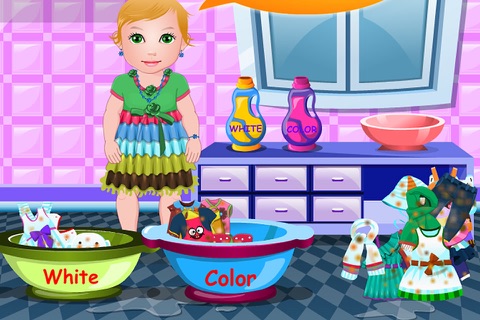 Baby Juliet Washing Clothes screenshot 3