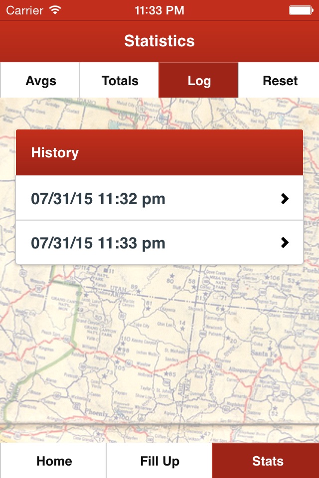 On the Road - Your go to app for quick and easy mpg statistics screenshot 4