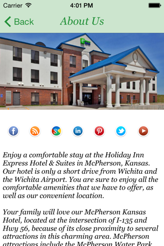 Holiday Inn Express Hotel McPherson screenshot 2