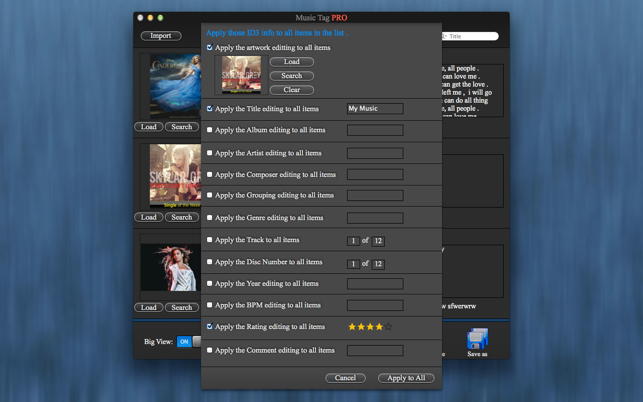 ‎Music Tag Edit - Batch ID3 Editor Screenshot