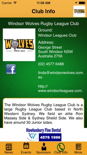 Windsor Wolves Rugby League Club