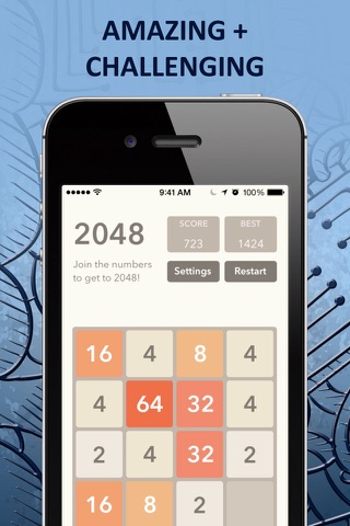 2048 Puzzle: If You Can Work This, You’re a Genius! screenshot 3